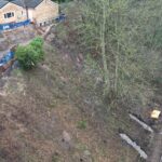 Engineers work to reinstate train service following Baildon landslip