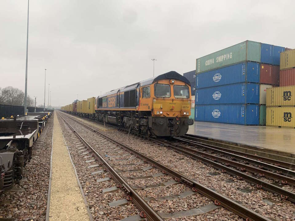 New freight train service to link London and Yorkshire – taking 129 HGVs off the road each time