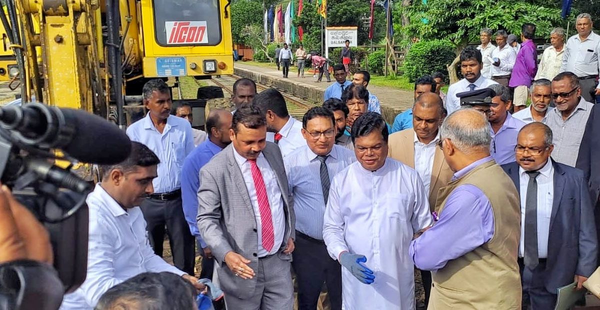 The Inauguration Ceremony of Maho – Anuradhapura Section Upgrade