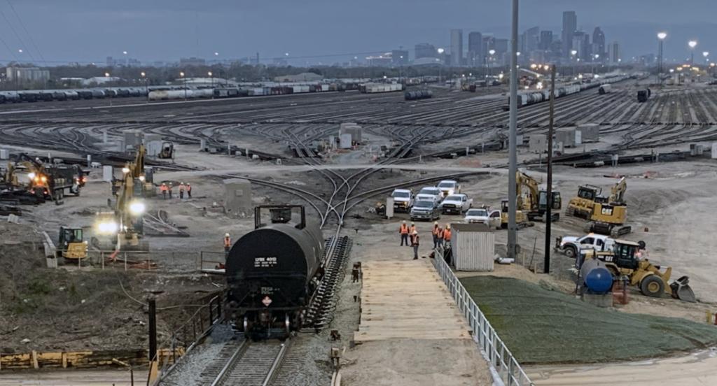 Union Pacific reactivates the hump at Davidson Yard in Fort Worth