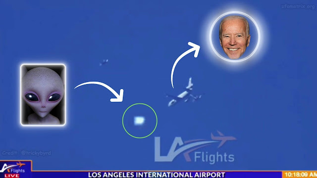 UAPs Spotted Hovering Above Air Force 1 During President Biden’s Rally in Los Angeles