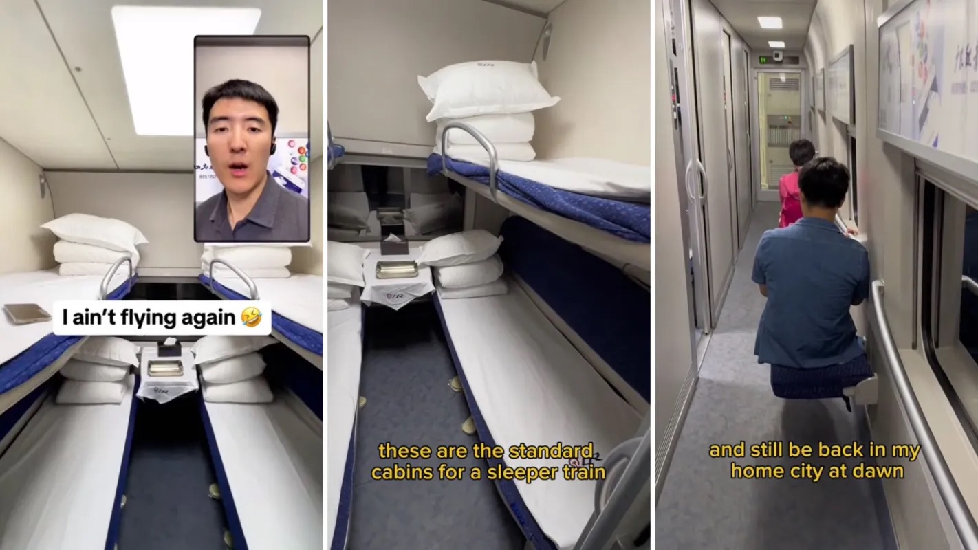 Passenger shares impressive experience aboard overnight train