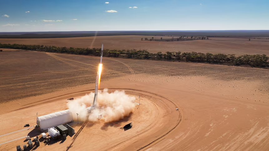 Koonibba cements place in Australia’s space race with launch of rocket powered by candle wax