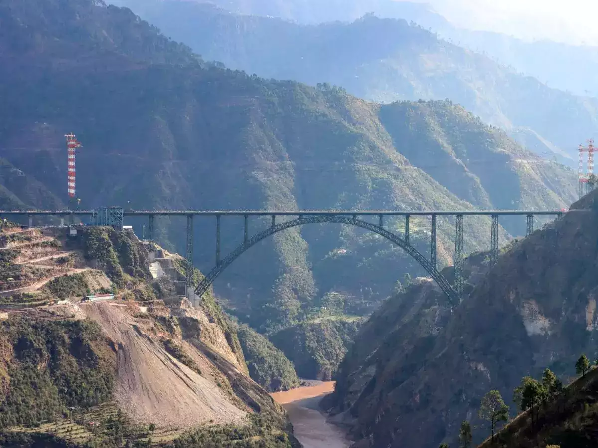 Chenab Rail Bridge, the world’s highest rail bridge will soon see train services