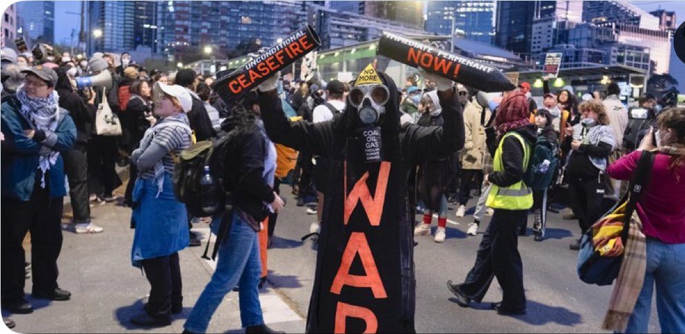 Protestors in Melbourne hurl horse poo at Police