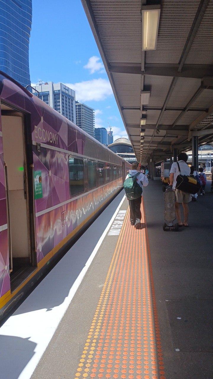 Sampling the 19:12 Warrnambool Train