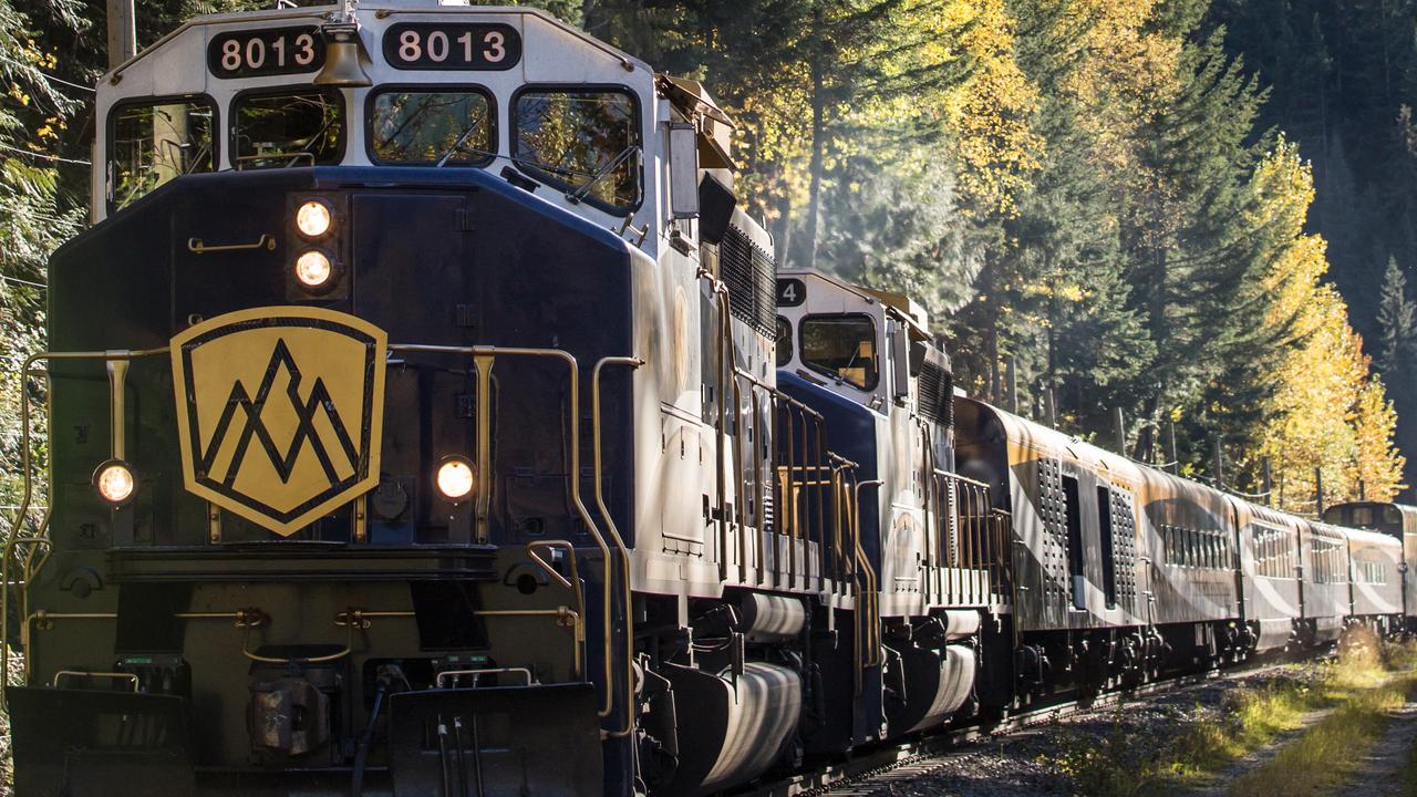 Jaw-dropping sight from window of luxury Rocky Mountaineer